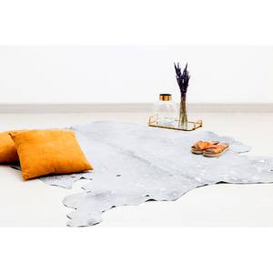 Tapis Fly 110 Cuir de vachette - Argenté