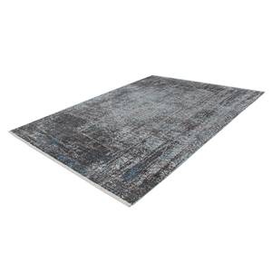 Tapis Antigua 300 Fibres synthétiques - Gris / Turquoise - 80 x 150 cm