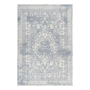 Laagpolig vloerkleed Iglesia 400 textielmix - crèmekleurig/blauw - 160 x 230 cm