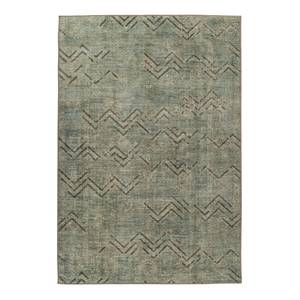 Kurzflorteppich Antique 325 Kunstfaser - Khaki - 80 x 150 cm