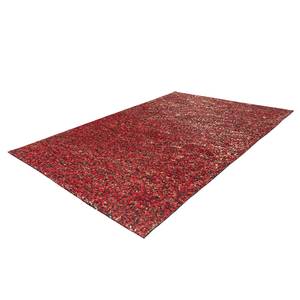 Laagpolig vloerkleed Finish 100 leer - Rood - 80 x 150 cm