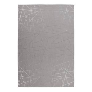 Hoogpolig vloerkleed Bijou 125 kunstvezels - Zilver - 200 x 290 cm