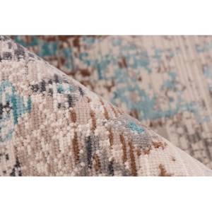 Tapis Anouk 325 Fibres synthétiques - Taupe / turquoise - 200 x 290 cm