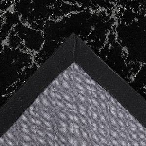 Tapis épais Bijou 225 Fibres synthétiques - Noir / Argenté - 80 x 150 cm