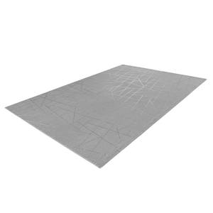 Tapis épais Bijou 125 Fibres synthétiques - Argenté - 80 x 150 cm