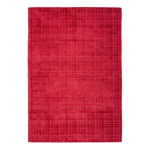 Laagpolig vloerkleed Karma 125 viscose - Kersenrood - 200 x 290 cm