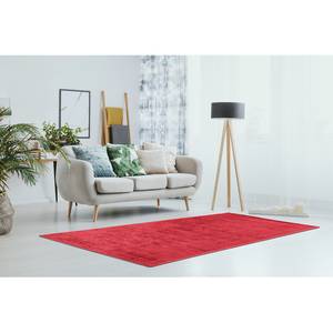 Laagpolig vloerkleed Karma 125 viscose - Kersenrood - 200 x 290 cm