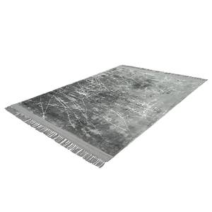 Kurzflorteppich Dolce Vita 225 Viskose - Grau - 120 x 170 cm