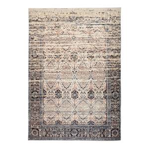 Laagpolig vloerkleed Galaxy 1400 kunstvezels - beige/blauw - 80 x 150 cm