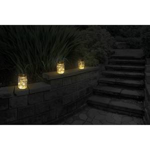 LED-solarlamp Vailhan (set van 3) transparant glas - 1 lichtbron