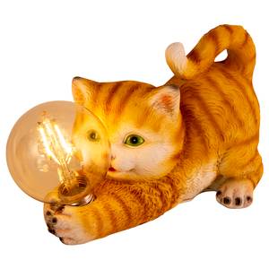 LED-Solarleuchte Katze Glas / Polyethylen - 1-flammig