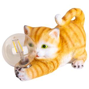 LED-Solarleuchte Katze Glas / Polyethylen - 1-flammig