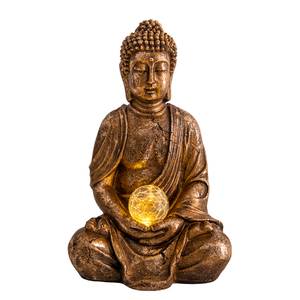 LED-Dekoleuchte Buddha Polyethylen - 1-flammig