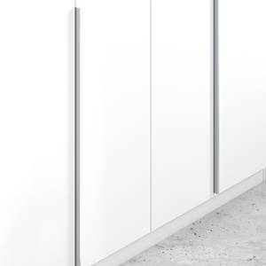 Drehtürenschrank Alabama Alpinweiß - 181 x 229 cm - Basic - Ohne Spiegeltür/-en