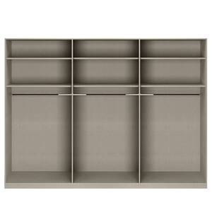 Drehtürenschrank Alabama Alpinweiß - 271 x 229 cm - Basic - Mit Spiegeltür/-en