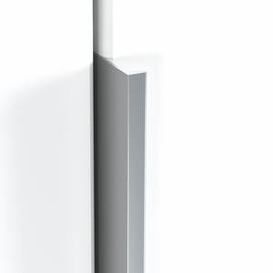 Drehtürenschrank Alabama Alpinweiß - 91 x 210 cm - Basic - Mit Spiegeltür/-en