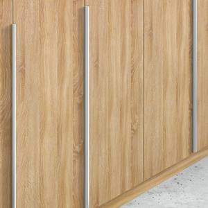 Drehtürenschrank Alabama Eiche Sonoma Dekor - 91 x 229 cm - Basic - Mit Spiegeltür/-en