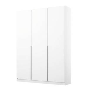 Armoire à portes battantes Alabama Blanc alpin - 136 x 210 cm - Premium - Sans portes miroir