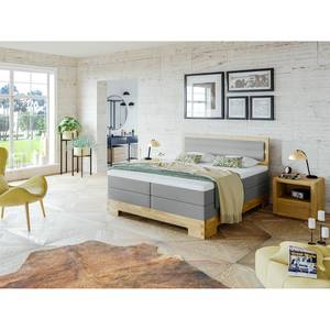 Lit boxspring Atlas Gris lumineux - 180 x 200cm