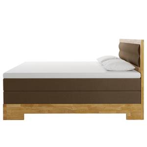 Letto boxspring Atlas Marrone - 200 x 200cm