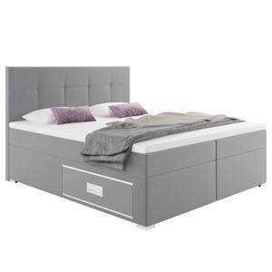 Lit boxspring Harrisa Gris lumineux - 180 x 200cm