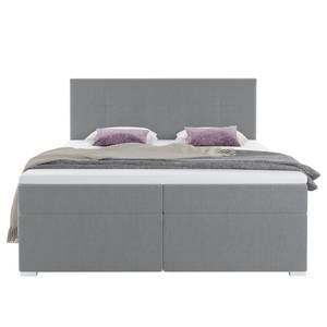 Lit boxspring Harrisa Gris lumineux - 180 x 200cm