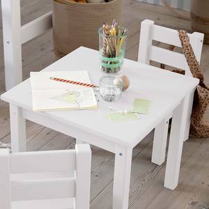 Table et chaises Mads (3 éléments) Blanc