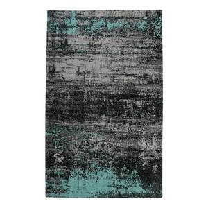 Tapis Puffy III Coton / Polyester - Noir / Vert