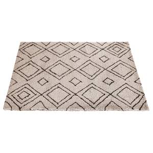 Tapis Puffy IV Coton / Polyester - Beige / Gris