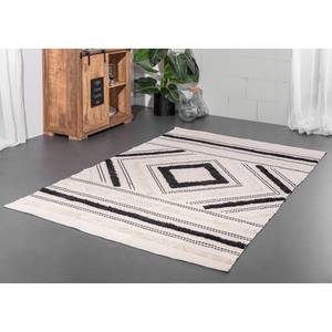 Tapis Puffy XII Coton - Beige / Gris