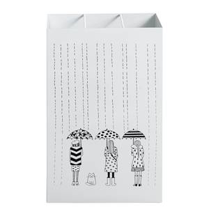 Porte-parapluie Le Perrier Métal - Blanc - Largeur : 30 cm