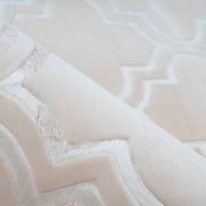Laagpolig vloerkleed Monroe 100 kunstvezels - Crème - 200 x 290 cm