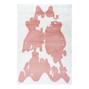 Hochflorteppich Rabbit Animal 500 Kunstfaser - Rosa / Weiß - 160 x 230 cm
