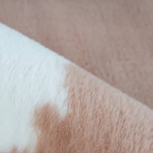 Hoogpolig vloerkleed Rabbit Animal 500 kunstvezels - Taupe/wit - 160 x 230 cm