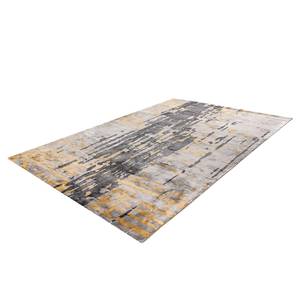 Laagpolig vloerkleed Sinai 225 viscose - grijs/goudkleurig - 160 x 230 cm