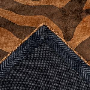 Laagpolig vloerkleed Sinai 125 viscose - Bruin/donkerbruin - 120 x 170 cm