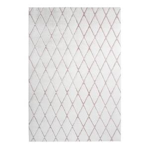 Tapis Vivica 225 Blanc / Rose - 160 x 230 cm