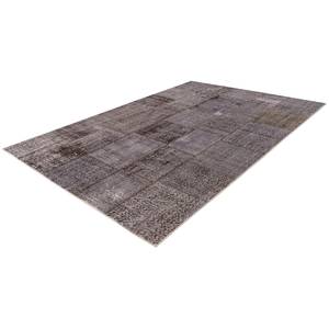 Laagpolig vloerkleed Piemont 925 kunstvezels - antracietkleurig - 160 x 230 cm