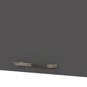 Meuble haut Sorrento II Gris / Imitation chêne wotan - Largeur : 110 cm