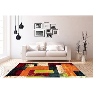 Kurzflorteppich Rangsit Rainbow Kunstfaser - Mehrfarbig - 80 x 150 cm