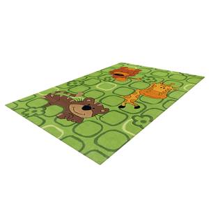 Kindervloerkleed Sam Animals acryl - Groen