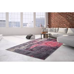 Tapis Ocean I Viscose - Rouge / Anthracite - 170 x 240 cm