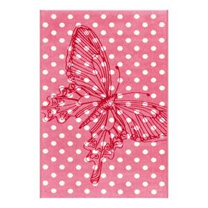 Tapis enfant Sun Butterfly Micropolyester - Rose