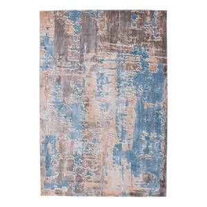 Tapis Ocean III Viscose - Bleu / Sable - 170 x 240 cm