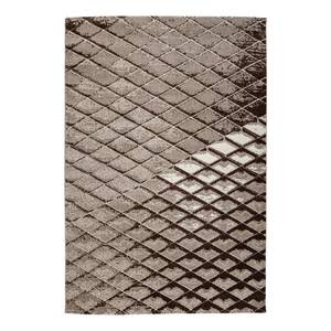 Laagpolig vloerkleed Broadway VIII kunstvezels - Bruin - 160 x 230 cm