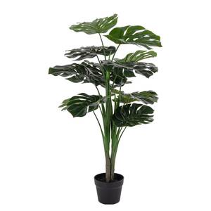 Kunstplant Monstera kunststof - groen - Hoogte: 90 cm