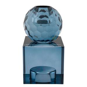 Bougeoir Torcello Verre cristallin - Bleu