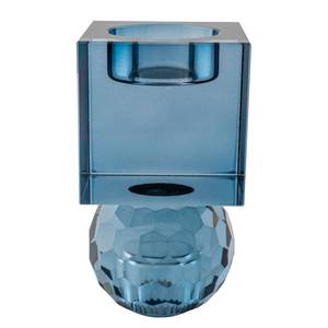 Bougeoir Torcello Verre cristallin - Bleu