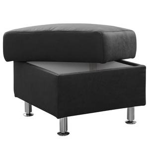 Repose-pieds Guillon Microfibre - Microfibre Taeko: Noir