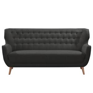 Sofa Mansac (3-Sitzer) Flachgewebe - Flachgewebe Gila: Anthrazit